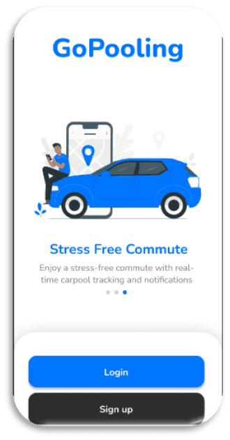 GoPooling — مشاركة رحلات للجامعة: التعريف بالتطبيق (onboarding3)