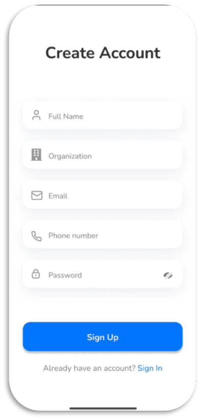 GoPooling — مشاركة رحلات للجامعة: مصادقة المستخدم (user signup)