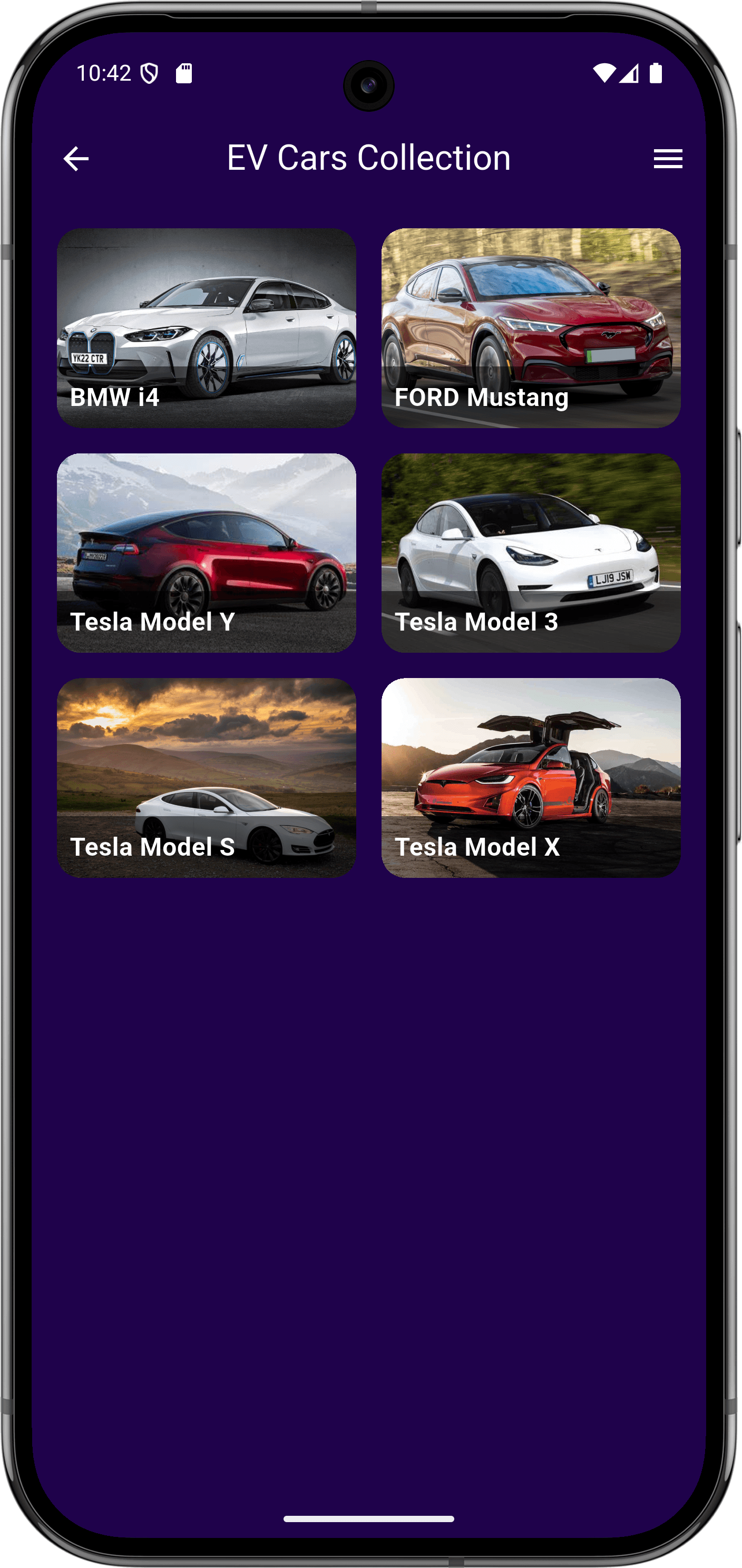 ChargeHub App: Product UI (EV car)