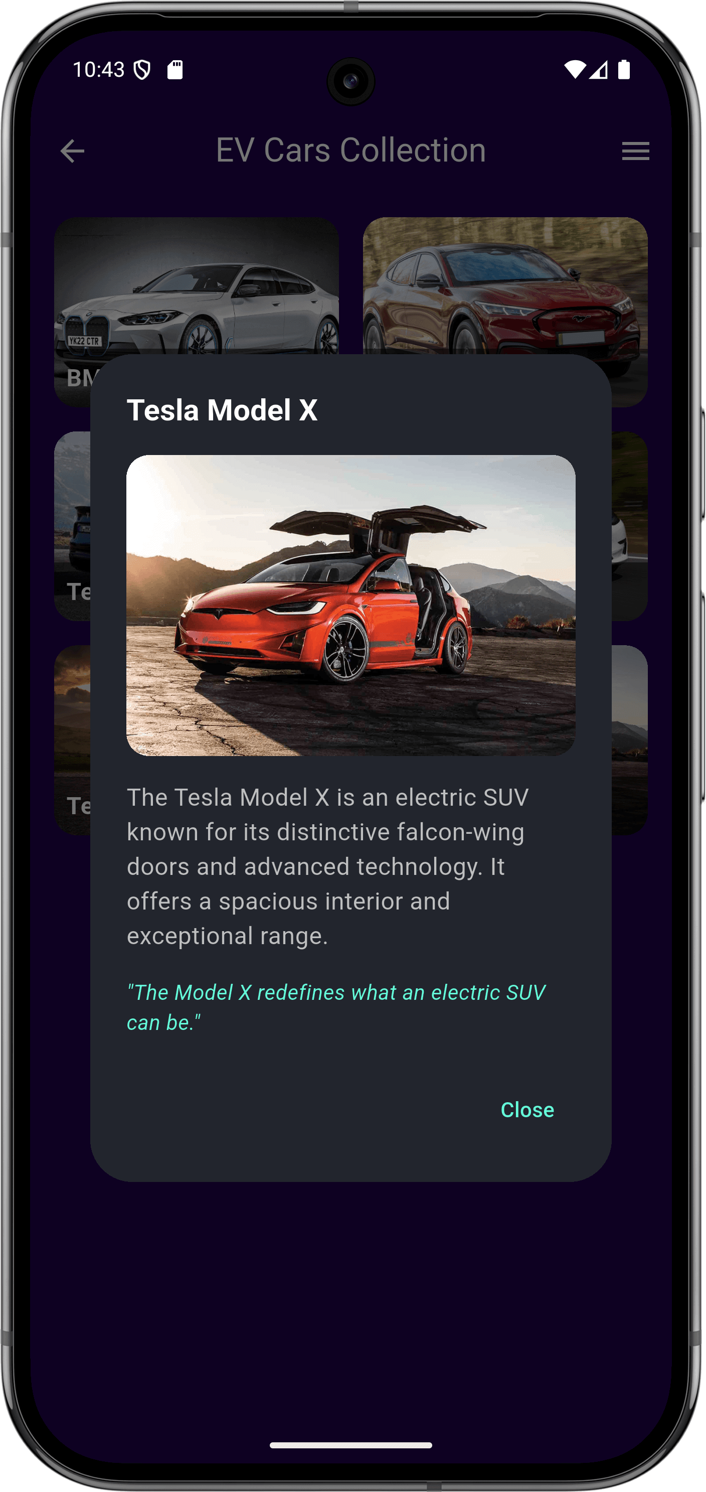 ChargeHub App: Product UI (ev car1)