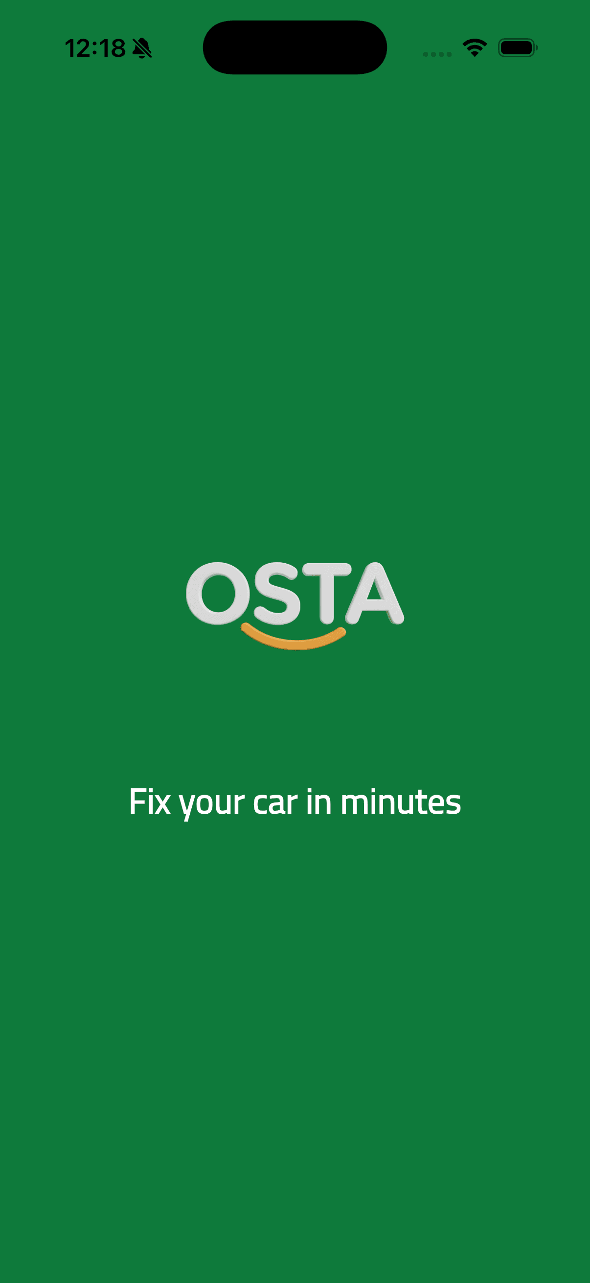 Osta (أُسطى) — Car Services Marketplace: Splash & Onboarding (01 splash)