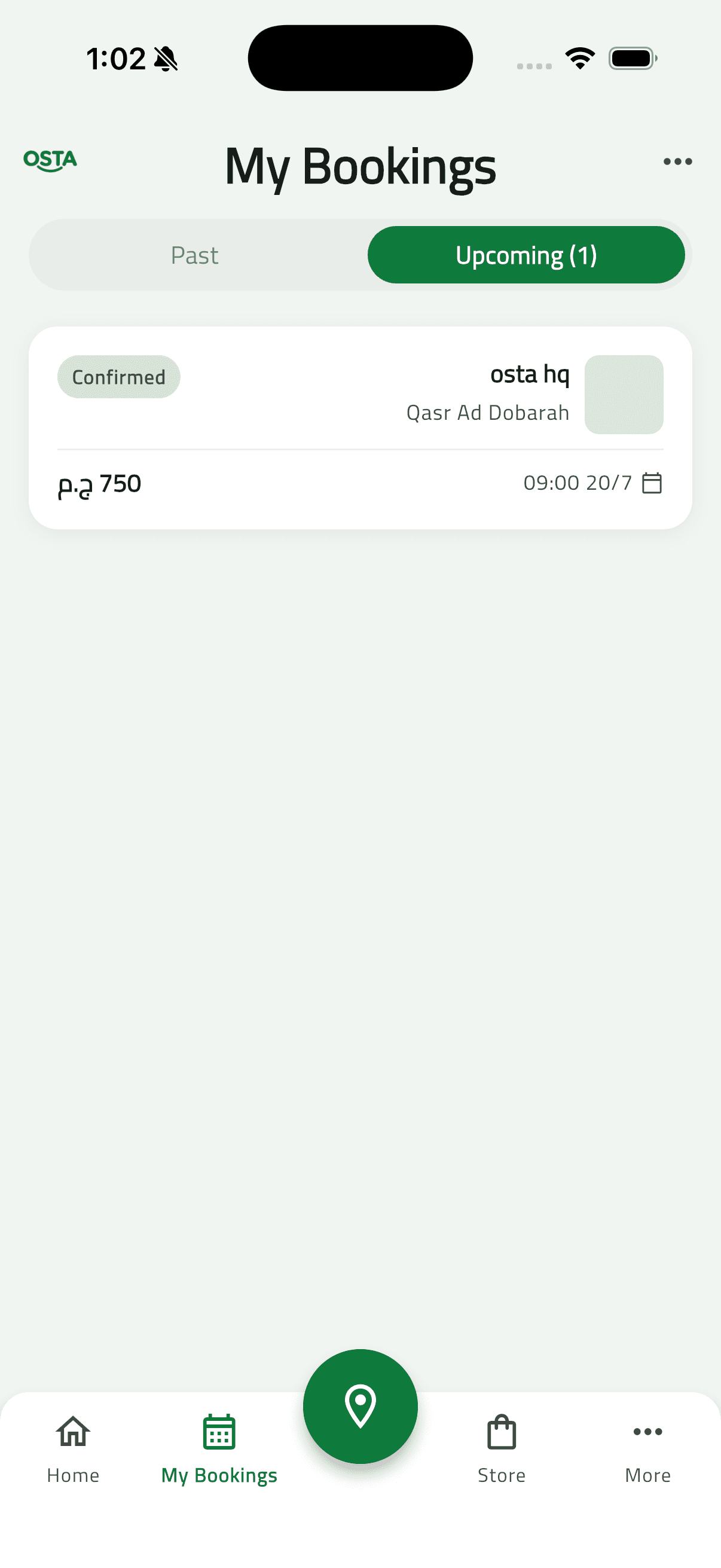 Osta (أُسطى) — Car Services Marketplace: Booking Flow & Live Status (24 my bookings upcoming)