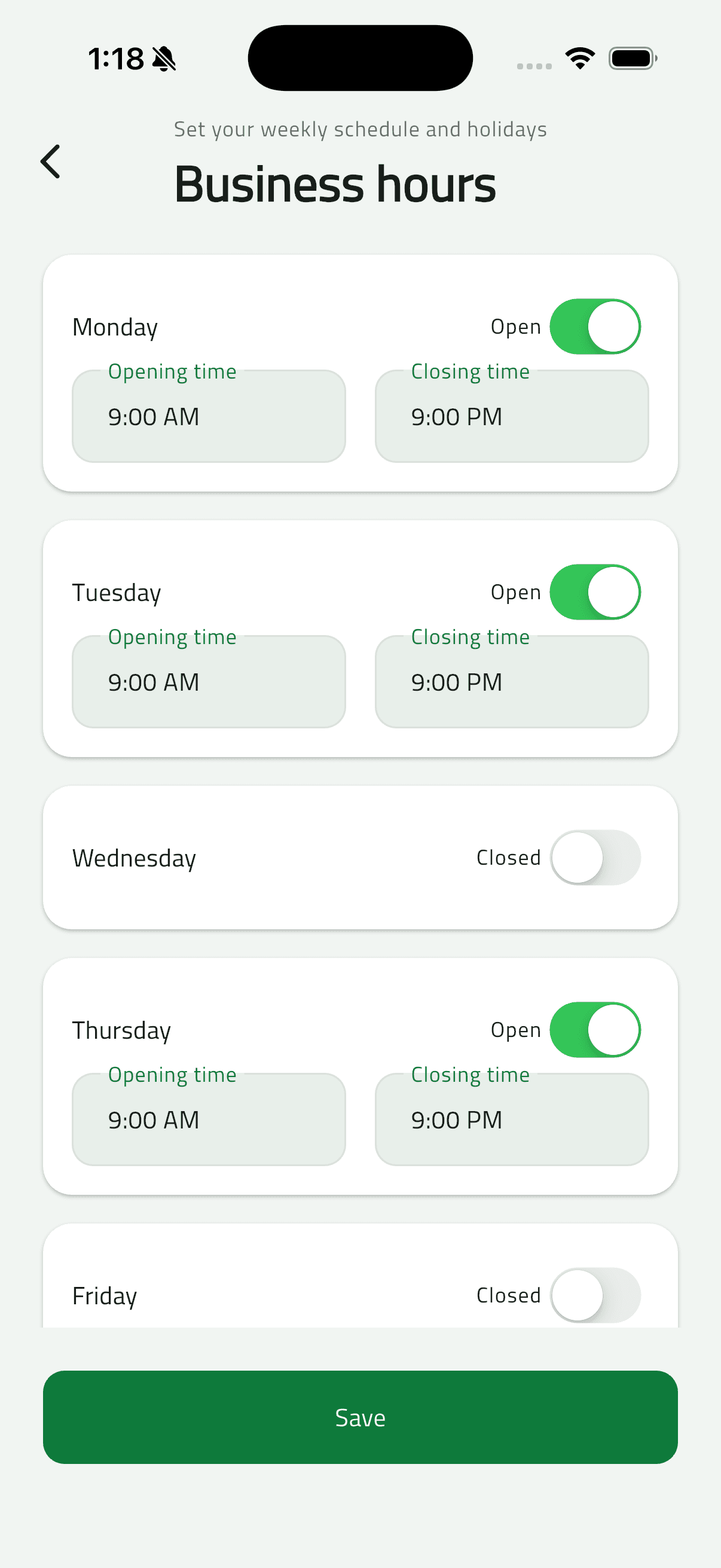Osta (أُسطى) — Car Services Marketplace: Business Side — Dashboard, Catalog & Team (52 business hours)
