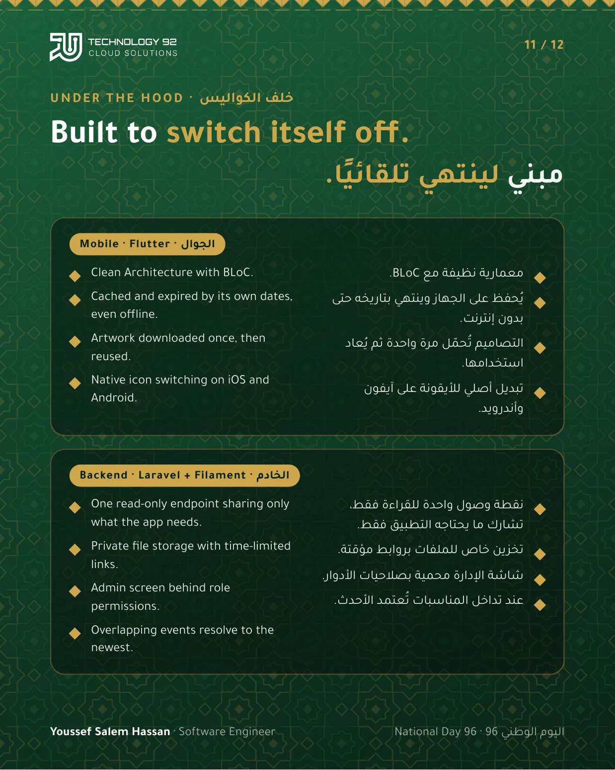 Under the hood: built to switch itself off